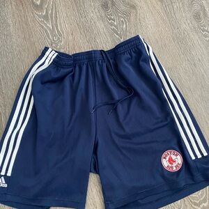 Adidas Boston Red Sox Navy Athletic Shorts Mens XL
